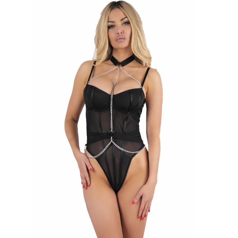 LIVCO CORSETTI FASHION MELISENDA CF 1709 ROUPaO DE BANHO CAMISETA TANGA PRETO S