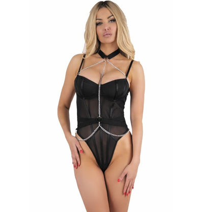LIVCO CORSETTI FASHION MELISENDA CF 1709 ROUPaO DE BANHO CAMISETA TANGA PRETO S