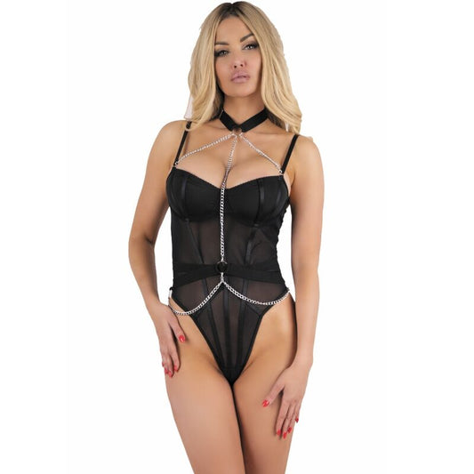 LIVCO CORSETTI FASHION MELISENDA CF 1709 ROUPaO DE BANHO CAMISETA TANGA PRETO S