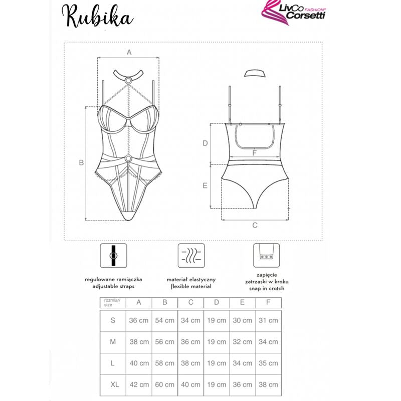 LIVCO CORSETTI FASHION MELISENDA CF 1709 ROUPaO DE BANHO CAMISETA TANGA PRETO S