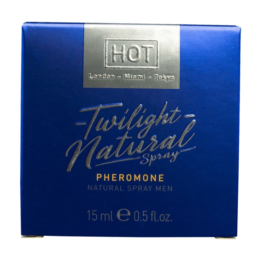 HOT FEROMoNIO CREPuSCULO NATURAL PARA HOMENS 15 ML