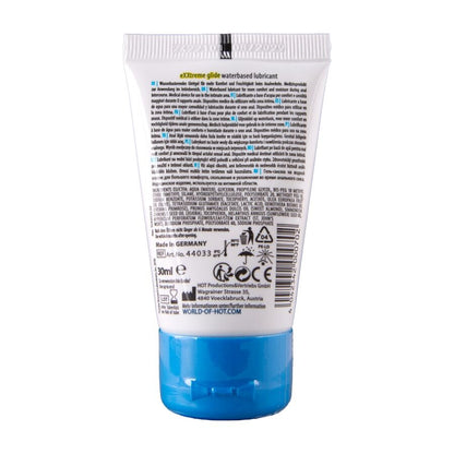 HOT EXXTREME GLIDE LUBRIFICANTE a BASE DE aGUA oLEO CONFORTANTE A 30 ML
