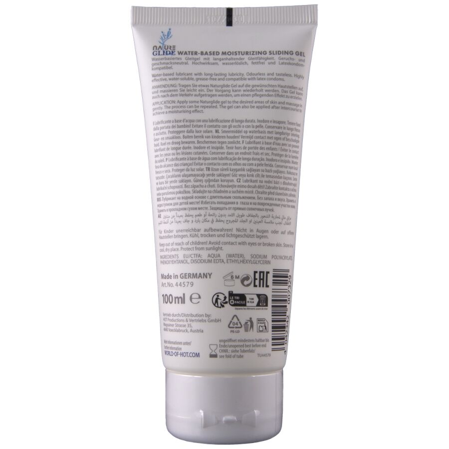 HOT NATURE GLIDE LUBRIFICANTE a BASE DE aGUA 100ML