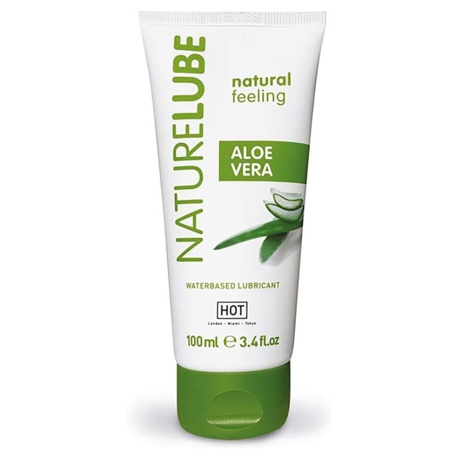HOT NATURE LUBE a BASE DE aGUA COM ALOE VERA 100 ML