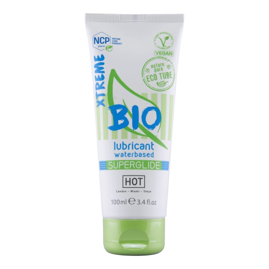 HOT BIOLUBRIFICANTE a BASE DE aGUA SUPERGLIDE XTREME 100 ML