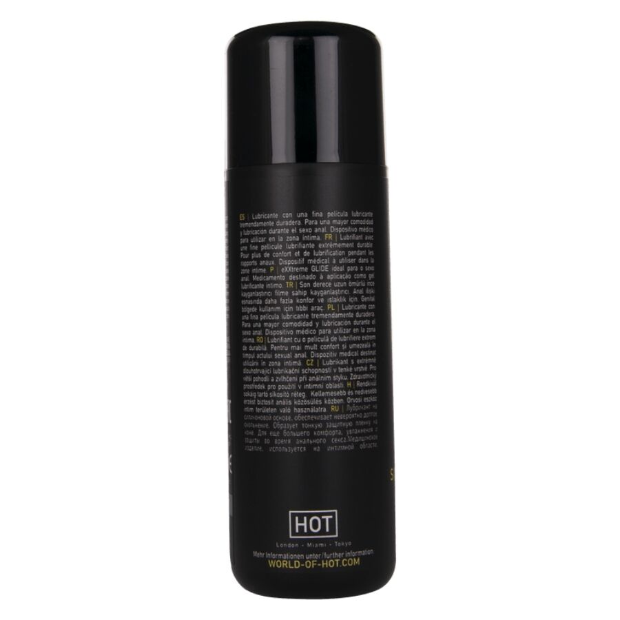 HOT EXXTREME GLIDE LUBRIFICANTE a BASE DE SILICONE oLEO CONFORTANTE A 100 ML