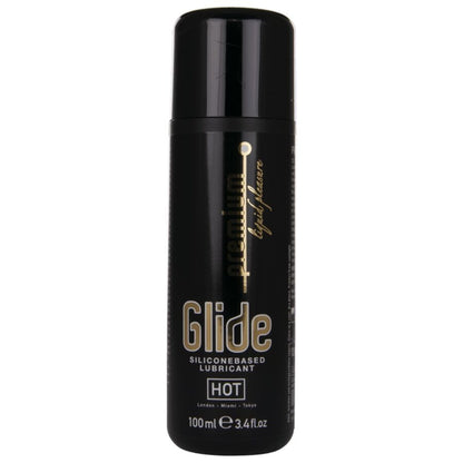 HOT LUBRIFICANTE PREMIUM SILICONE GLIDE a BASE DE SILICONE 100 ML