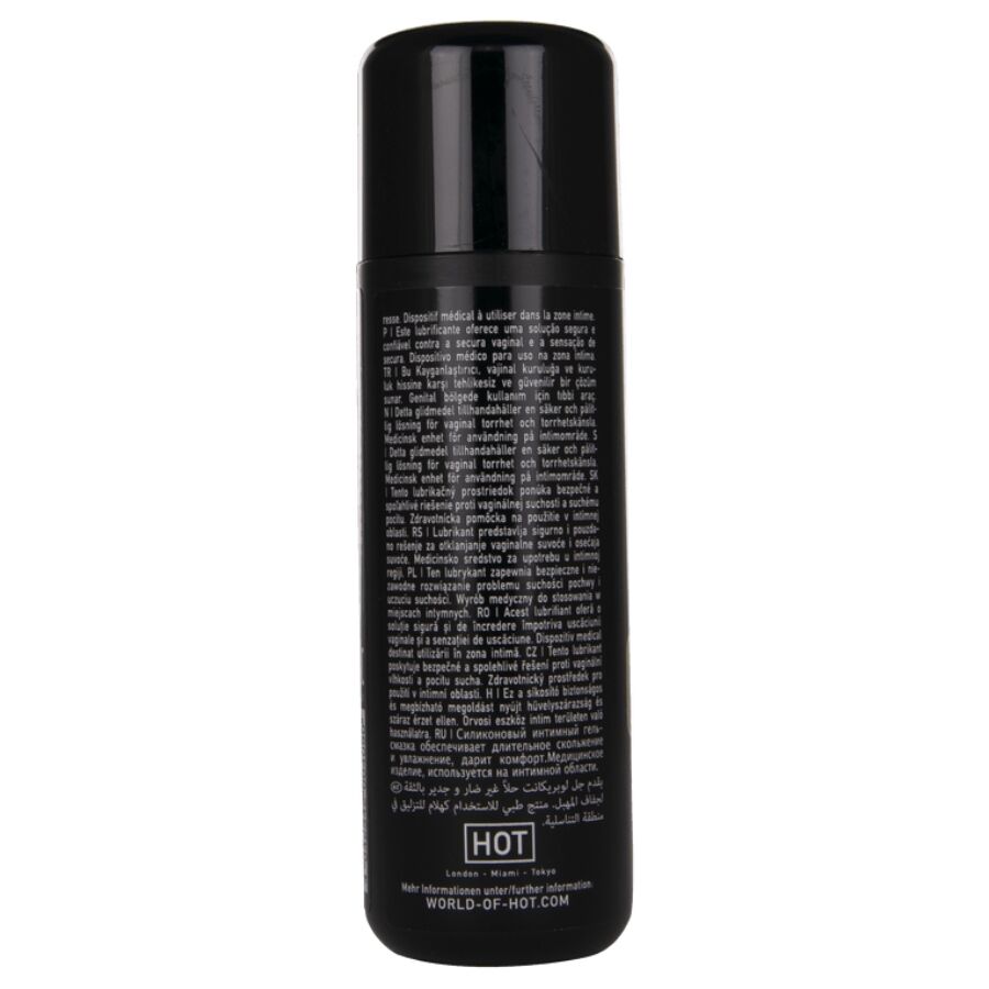 HOT LUBRIFICANTE PREMIUM SILICONE GLIDE a BASE DE SILICONE 100 ML