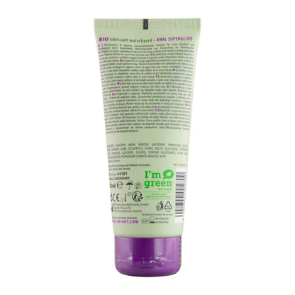 HOT BIO LUBRIFICANTE a BASE DE aGUA SUPERGLIDE ANAL 100 ML