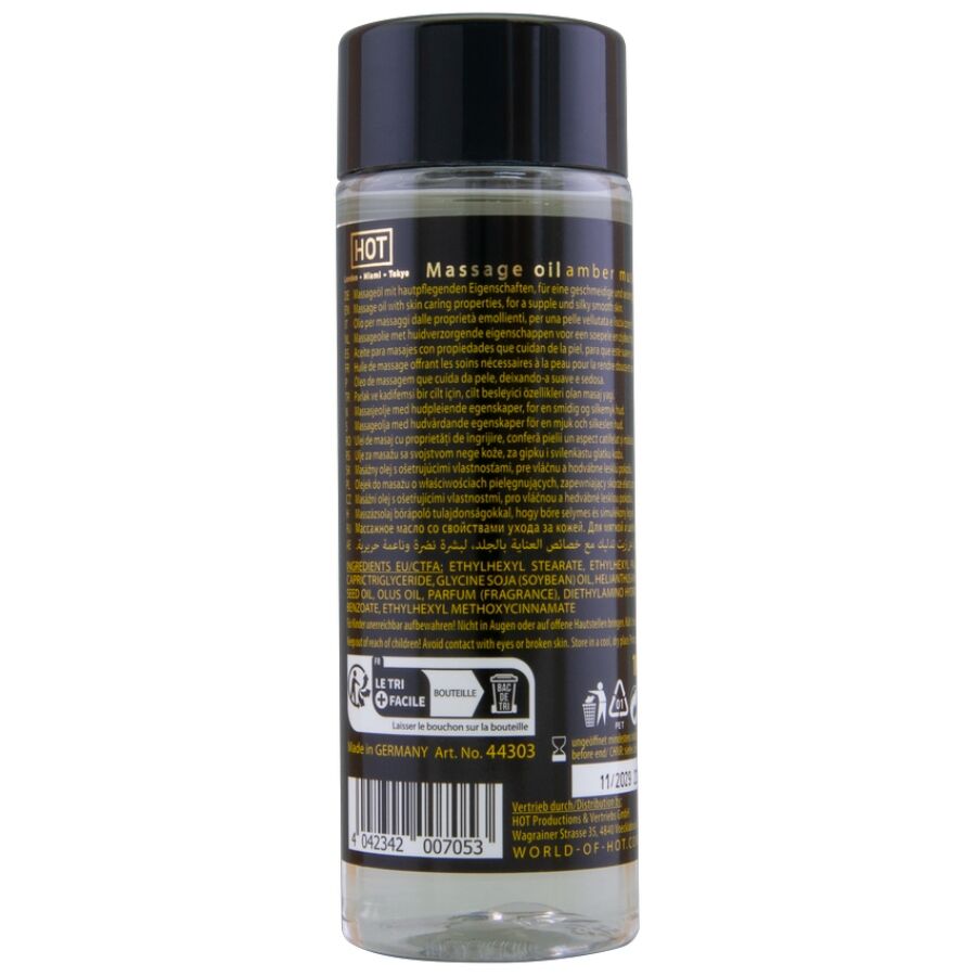 HOT LEO DE MASSAGEM aMBAR E ALMiSCAR 100 ML