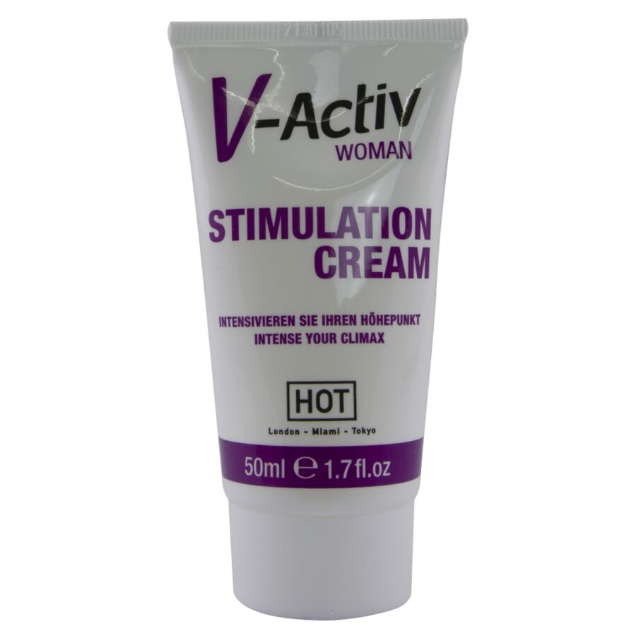 HOT CREME ESTIMULANTE V ACTIV PARA MULHERES 50 ML