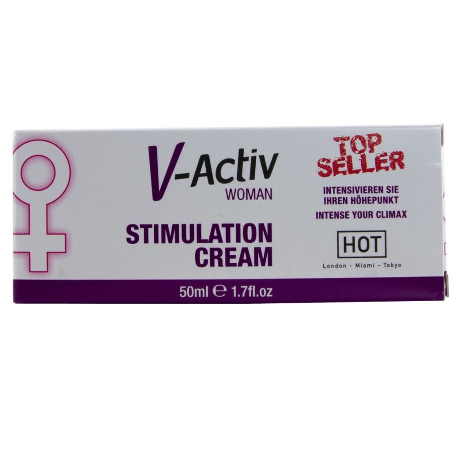 HOT CREME ESTIMULANTE V ACTIV PARA MULHERES 50 ML