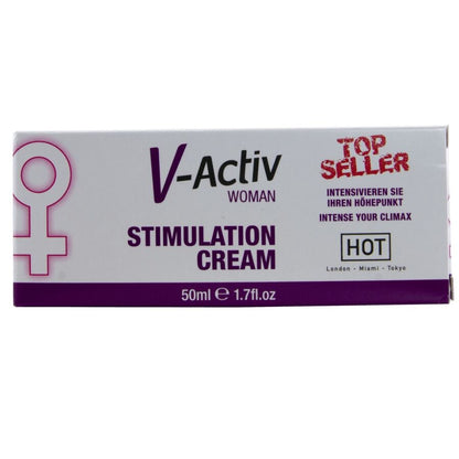 HOT CREME ESTIMULANTE V ACTIV PARA MULHERES 50 ML