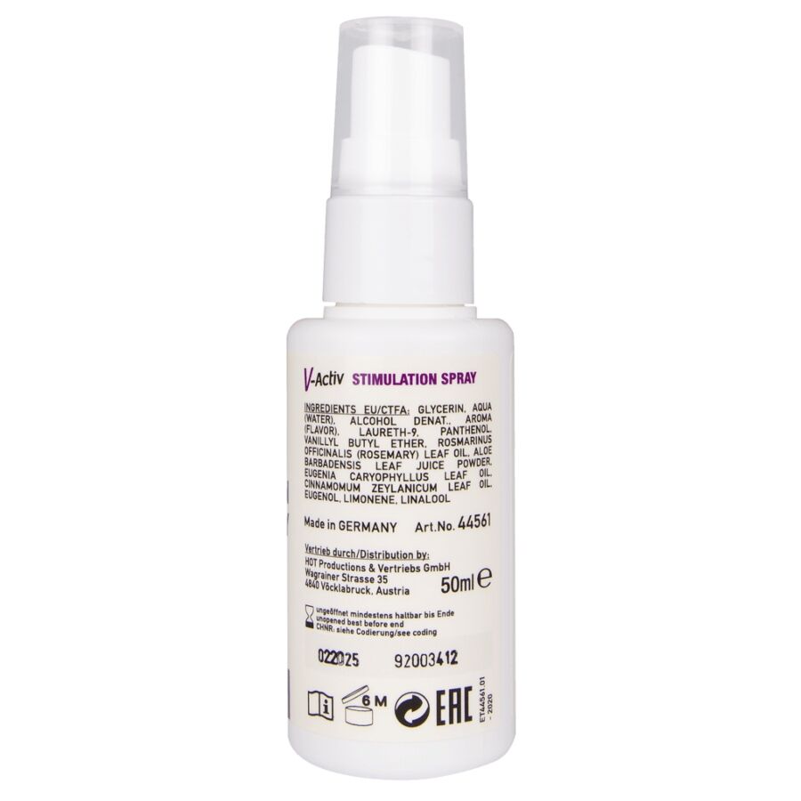 HOT SPRAY ESTIMULANTE V ACTIV PARA MULHERES 50 ML