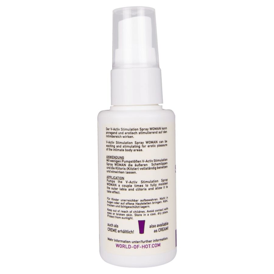 HOT SPRAY ESTIMULANTE V ACTIV PARA MULHERES 50 ML