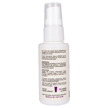 HOT SPRAY ESTIMULANTE V ACTIV PARA MULHERES 50 ML