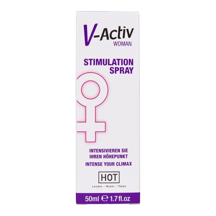 HOT SPRAY ESTIMULANTE V ACTIV PARA MULHERES 50 ML