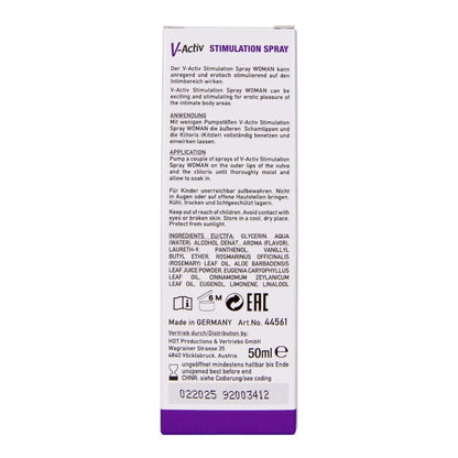 HOT SPRAY ESTIMULANTE V ACTIV PARA MULHERES 50 ML