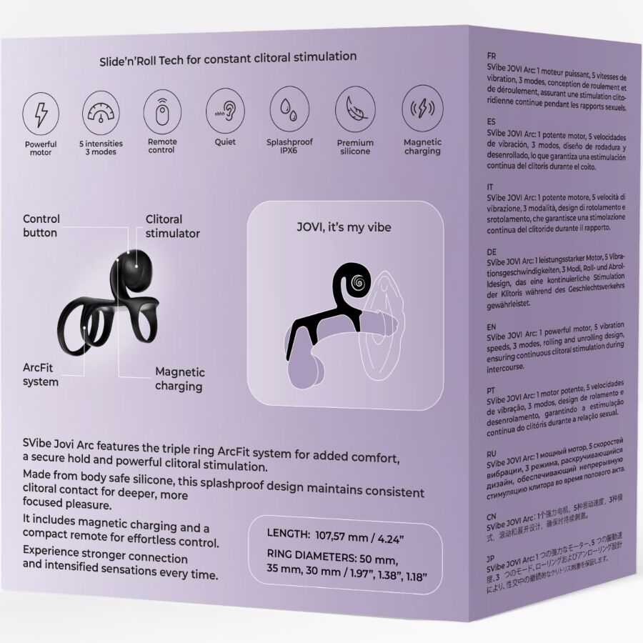 SNAIL VIBE ANILLO DE PAREJA CONTROL REMOTO