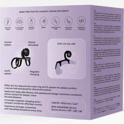 SNAIL VIBE ANILLO DE PAREJA CONTROL REMOTO