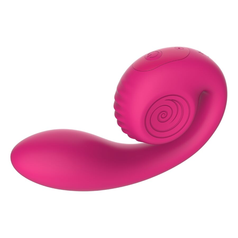 SNAIL VIBE GIZI LITE VIBRADOR ROSA DUPLO PARA PONTO G E CLIToRIS