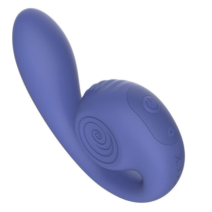 SNAIL VIBE GIZI LITE VIBRADOR DUPLO ROXO PARA PONTO G E CLITOR