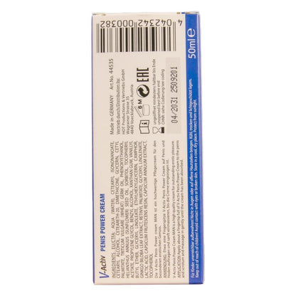 HOT CREME PARA POTeNCIA PENIANA V ACTIV PARA HOMENS 50 ML
