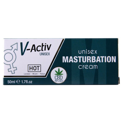 HOT CREME PARA MASTURBAyaO COM CBD UNISSEX 100ML