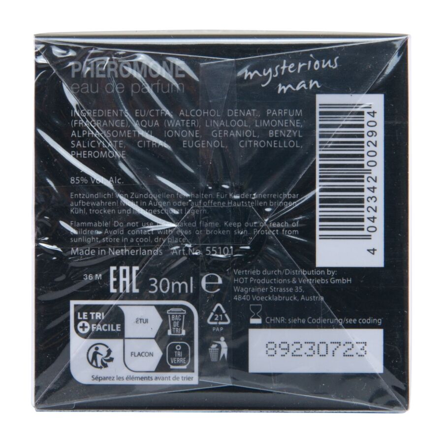 HOT PERFUME DE FEROMoNIOS LONDRES HOMEM MISTERIOSO 30 ML