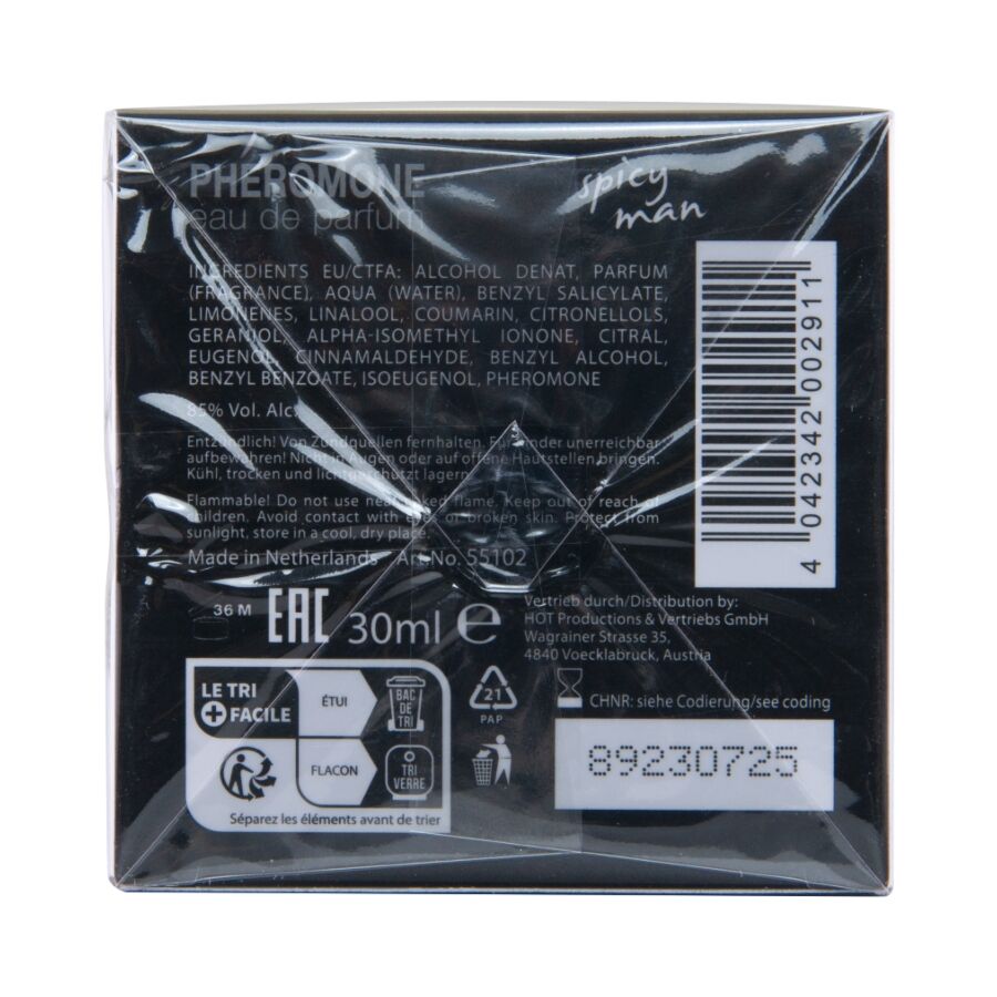 HOT PERFUME DE FEROMoNIOS MIAMI SPICY MAN 30 ML