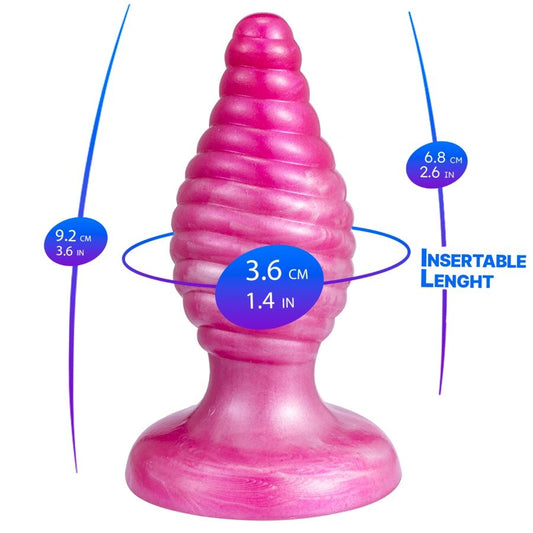 SILEXD CHERRY PLUG ANAL FANTASY DE SILICONE LiQUIDO TERMOREATIVO ROSA 92 CM