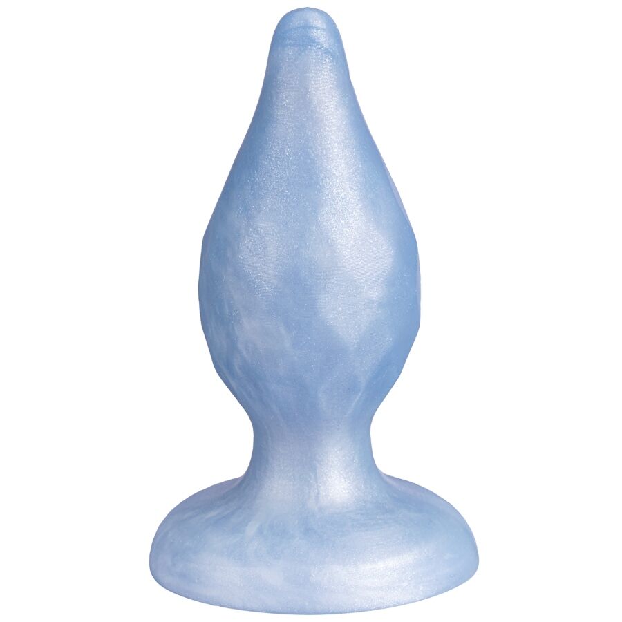 SILEXD DIAMOND PLUG ANAL FANTASY DE SILICONE LiQUIDO TERMOREATIVO AZUL PEROLADO 92 CM