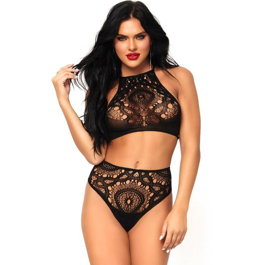 LEG AVENUE CONJUNTO 2 PEAS TOP E CALAS S M