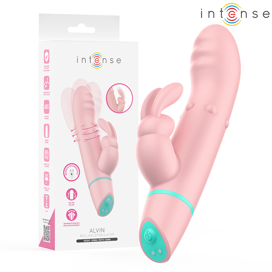 INTENSE ALVIN RABBIT STIMULATOR ROLLING VIBRATOR OSCILANTE