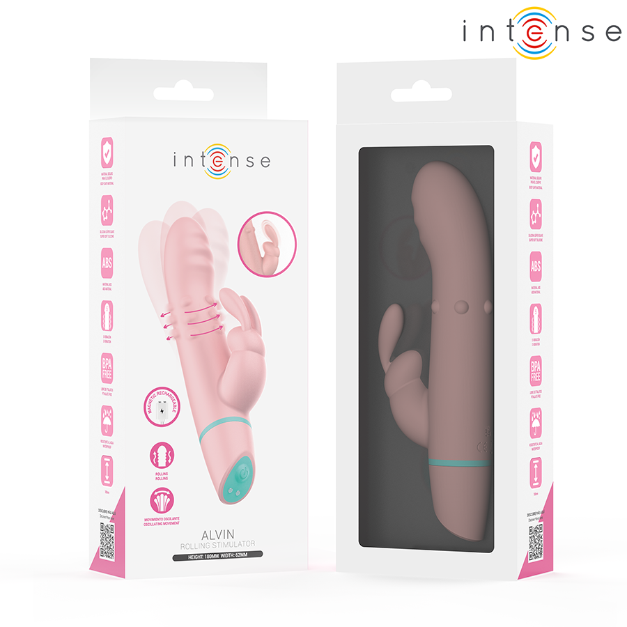 INTENSE ALVIN RABBIT STIMULATOR ROLLING VIBRATOR OSCILANTE