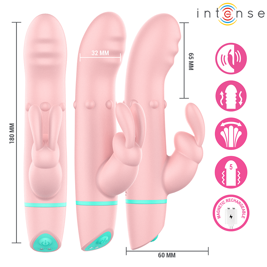 INTENSE ALVIN RABBIT STIMULATOR ROLLING VIBRATOR OSCILANTE