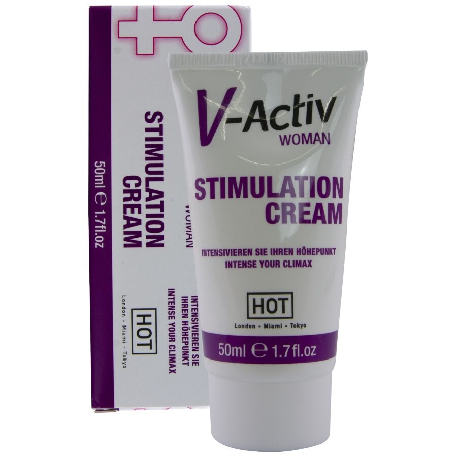 HOT CREME ESTIMULANTE V ACTIV PARA MULHERES 50 ML