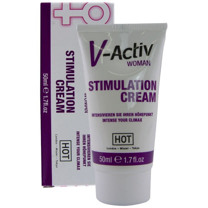 HOT CREME ESTIMULANTE V ACTIV PARA MULHERES 50 ML