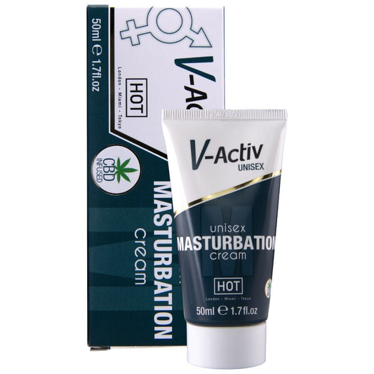 HOT CREME PARA MASTURBAyaO COM CBD UNISSEX 100ML