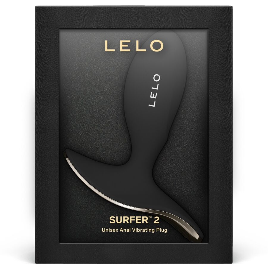 LELO SURFER 2 PLUG VIBRAToRIO ANAL UNISSEX PRETO