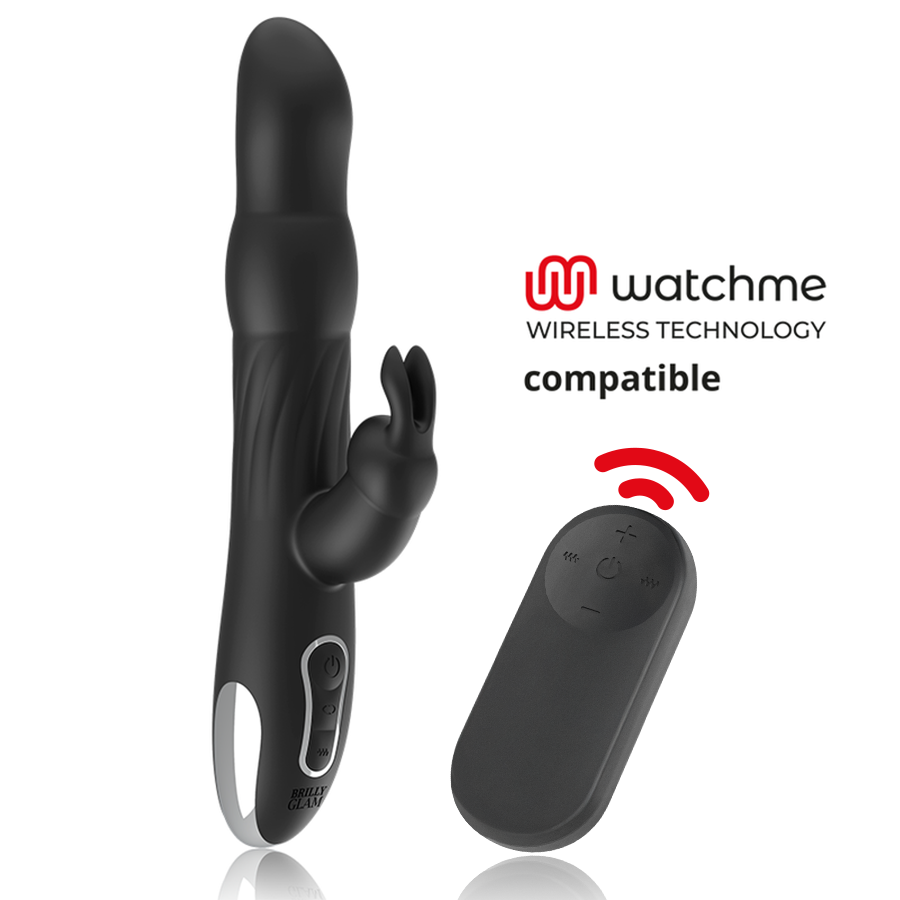 BRILLY GLAM MOEBIUS VIBRADOR RABBIT E ROTADOR CONTROLO REMOTO WATCHME