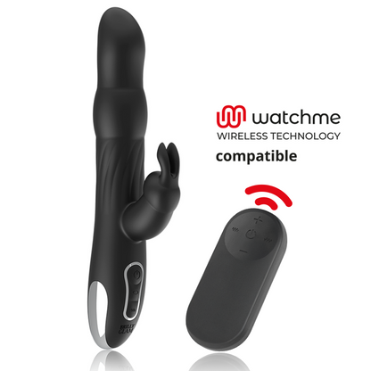 BRILLY GLAM MOEBIUS VIBRADOR RABBIT E ROTADOR CONTROLO REMOTO WATCHME