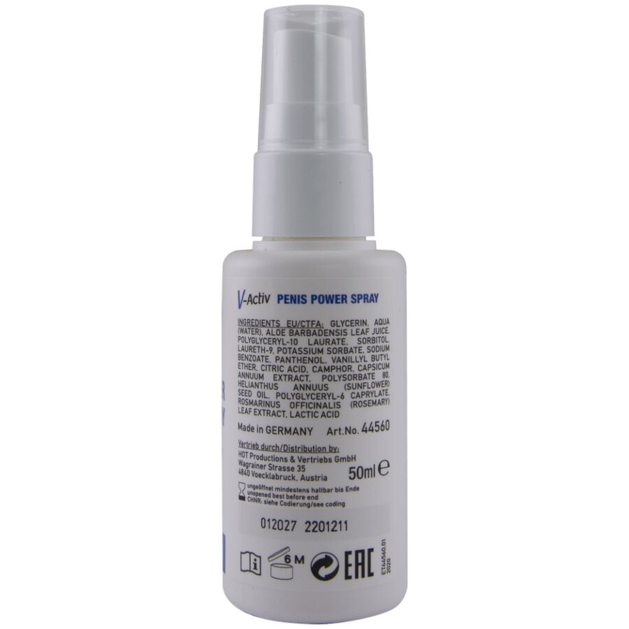 HOT V ACTIV SPRAY PARA POTeNCIA PENIANA 50 ML