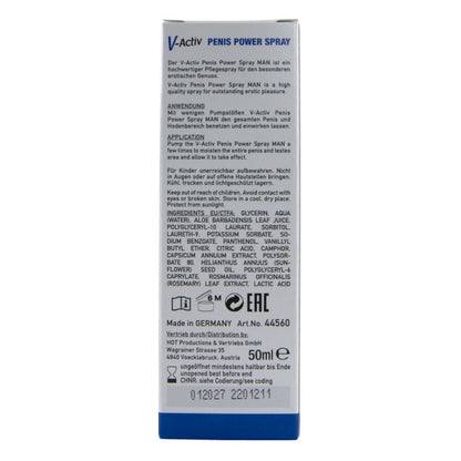 HOT V ACTIV SPRAY PARA POTeNCIA PENIANA 50 ML