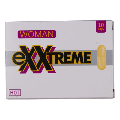 HOT EXXTREME CaPSULAS LIBIDIN PARA MULHER 10 UNIDADES