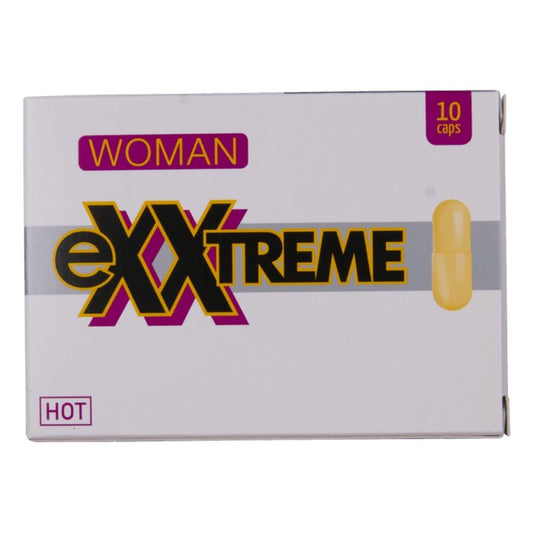 HOT EXXTREME CaPSULAS LIBIDIN PARA MULHER 10 UNIDADES