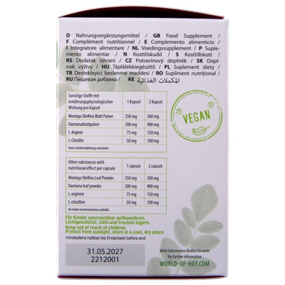HOT MORINGA BONeS DE FEMININOS 60 UNIDADES