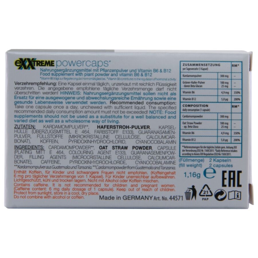 HOT EXXTREME CAPACITORES DE POTeNCIA MAN 2 UNIDADES