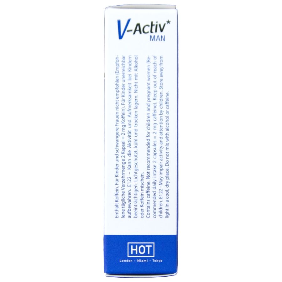 HOT V ACTIV CAPS MAN 20 UNIDADES