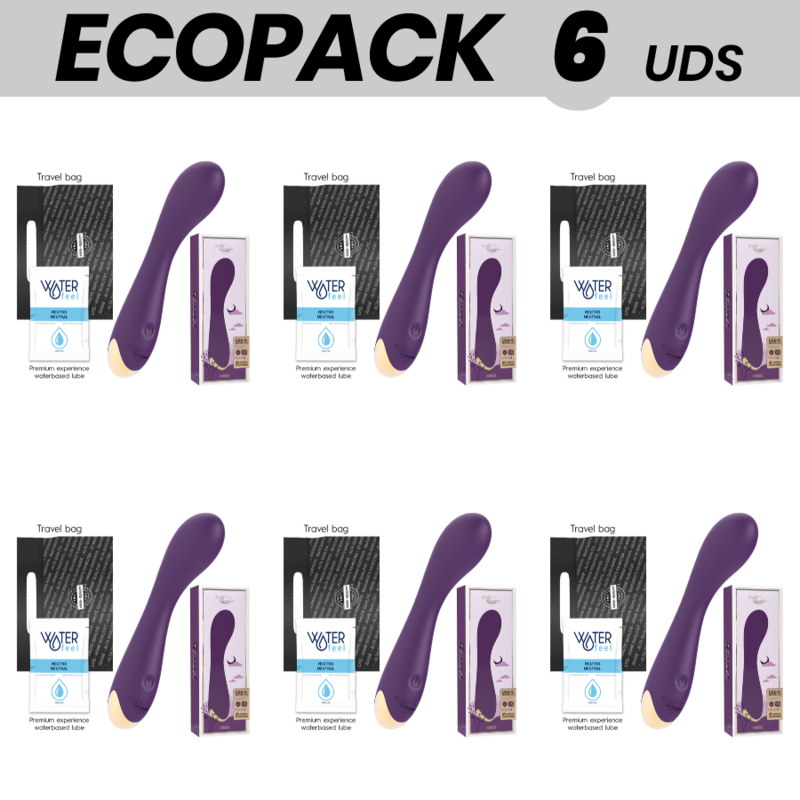 ECOPACK 6 UNIDADES TREASUREHANSEL G SPOT VIBRATOR COMPATIBLE CON WATCHME WIRELESS TECHNOLOGY